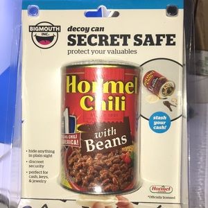 Secret Safe Hormel chili